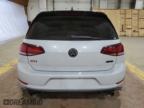 2021 Volkswagen Golf GTI S with VIN 3VW6T7AUXMM001474, listed as a Copart auction lot 84520724 with 38,173 mi miles and Salvage Title. Bid and sale history available at carsss.com. Image 6.