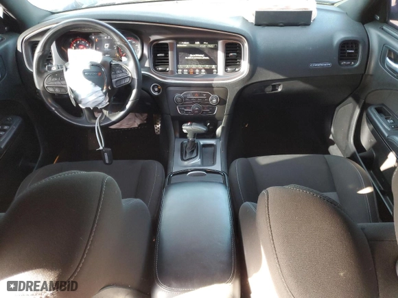 2021 Dodge Charger R/T with VIN 2C3CDXCT5MH652229, listed as a Copart auction lot 48712415 with 54,863 mi miles and Salvage Title. Bid and sale history available at carsss.com. Image 8.