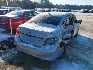 2020 Mitsubishi Mirage SE with VIN ML32F4FJ5LHF04618, listed as a IAAI auction lot 41400910 with 59,658 mi miles and . Bid and sale history available at DreamBid. Image 4.