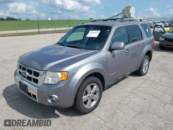 2008 Ford Escape Limited with VIN 1FMCU04158KC84273, listed as a IAAI auction lot 42783991 with 193,168 mi miles and . Bid and sale history available at DreamBid. Image 2.
