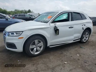 2019 Audi Q5 Premium Plus z VIN WA1BNAFY5K2018377, wystawiony jako Copart lot #66015195 z przebiegiem Nie podano mil oraz Szkoda całkowita • Salvage title. Historia ofert i sprzedaży dostępna na DreamBid. Obrazek 1.