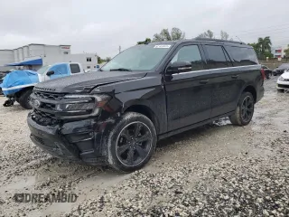 2024 Ford Expedition Max Limited с VIN 1FMJK1K81REA06571, выставлен на аукционе Copart как лот 52141975 с пробегом 50 564 миль миль и Списание • Salvage title. История ставок и продаж доступна на DreamBid. Изображение 1.