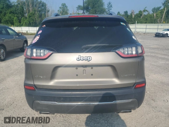 2019 Jeep Cherokee Limited with VIN 1C4PJMDX1KD270733, listed as a Copart auction lot 64125345 with 105,840 mi miles and Salvage title. Bid and sale history available at DreamBid. Image 6.