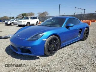 2018 Porsche Cayman with VIN WP0AA2A86JS260152, listed as a Copart auction lot 46899655 with 43,611 mi miles and Clean Title. Bid and sale history available at DreamBid. Image 1.