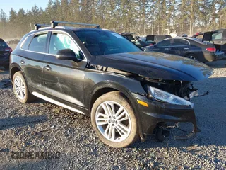 2019 Audi Q5 Premium Plus with VIN WA1BNAFY7K2051011, listed as a IAAI auction lot 41403581 with 1 mi miles. Bid and sale history available at carsss.com. Image 1.