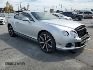 2012 Bentley Continental GT with VIN SCBFR7ZA2CC073607, listed as a Copart auction lot 56768995 with 54,966 mi miles and Salvage Title. Bid and sale history available at DreamBid. Image 4.