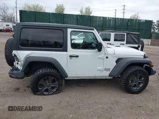 2018 Jeep Wrangler Sport S with VIN 1C4GJXANXJW189849, listed as a IAAI auction lot 42081074 with 78,431 mi miles and . Bid and sale history available at DreamBid. Image 13.