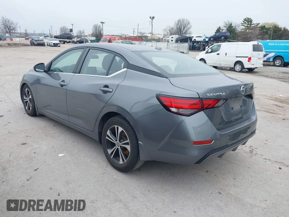 2020 Nissan Sentra SV z VIN 3N1AB8CV4LY267773, wystawiony jako IAAI lot #41969540 z przebiegiem 93 539 mil mil oraz . Historia ofert i sprzedaży dostępna na DreamBid. Obrazek 3.