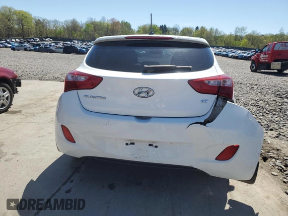 2016 Hyundai Elantra with VIN KMHD35LH5GU303958, listed as a Copart auction lot 54234385 with 83,729 mi miles and Salvage Title. Bid and sale history available at DreamBid. Image 6.