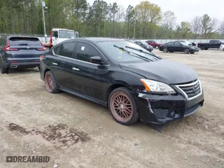 2013 Nissan Sentra SV with VIN 3N1AB7AP5DL731442, listed as a IAAI auction lot 41919398 with 1 mi miles. Bid and sale history available at carsss.com. Image 1.