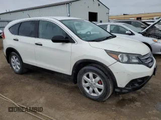 2013 Honda CR-V LX with VIN 2HKRM3H34DH001222, listed as a Copart auction lot 60597935 with 301,891 mi miles and Clean title. Bid and sale history available at DreamBid. Image 4.