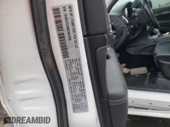2021 Jeep Grand Cherokee High Altitude with VIN 1C4RJFCG9MC691890, listed as a Copart auction lot 43279965 with 113,973 mi miles and Clean title. Bid and sale history available at DreamBid. Image 13.