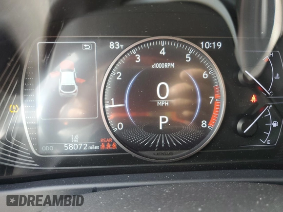 2019 Lexus UX 200 z VIN JTHY3JBH5K2016803, wystawiony jako Copart lot #51068815 z przebiegiem 58 072 mil mil oraz Nie do naprawy • Non repairable. Historia ofert i sprzedaży dostępna na DreamBid. Obrazek 9.