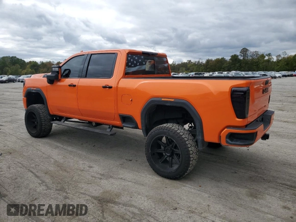 2021 GMC Sierra 3500HD Denali z VIN 1GT49WEY3MF113372, wystawiony jako Copart lot #74920824 z przebiegiem 26 900 mil mil oraz Szkoda całkowita • Salvage title. Historia ofert i sprzedaży dostępna na DreamBid. Obrazek 2.