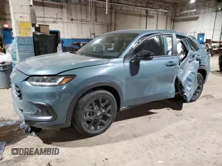 2024 Honda HR-V Sport with VIN 3CZRZ2H5XRM746324, listed as a Copart auction lot 89242615 with 11,697 mi miles and Salvage Title. Bid and sale history available at carsss.com. Image 1.