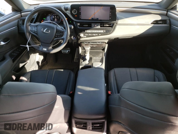 2022 Lexus ES 300h F Sport with VIN 58AGA1C11NU020199, listed as a Copart auction lot 72584274 with 36,351 mi miles and Salvage title. Bid and sale history available at DreamBid. Image 8.