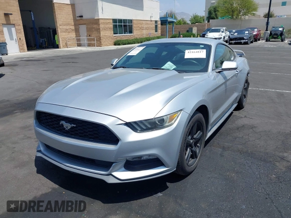 2015 Ford Mustang V6 with VIN 1FA6P8AM1F5342967, listed as a IAAI auction lot 42164817 with 106,700 mi miles and . Bid and sale history available at DreamBid. Image 2.
