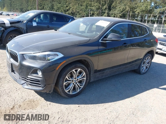 2018 BMW X2 xDrive28i with VIN WBXYJ5C30JEF69802, listed as a IAAI auction lot 42061382 with 55,138 mi miles. Bid and sale history available at carsss.com. Image 21.