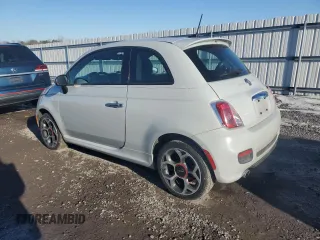 2016 FIAT 500 Sport with VIN 3C3CFFBR3GT177184, listed as a Copart auction lot 88758625 with 65,977 mi miles and Salvage title. Bid and sale history available at DreamBid. Image 2.