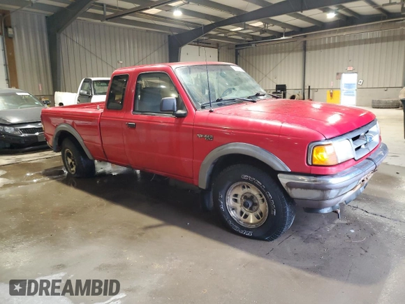 1996 Ford Ranger XLT with VIN 1FTCR15X8TTA17470, listed as a Copart auction lot 79801334 with 156,764 mi miles and Salvage Title. Bid and sale history available at DreamBid. Image 4.