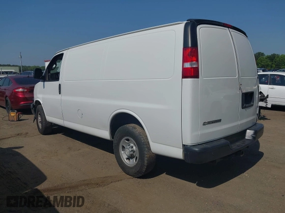 2017 Chevrolet Express Cargo with VIN 1GCWGAFFXH1342620, listed as a IAAI auction lot 42501589 with 147,065 mi miles and . Bid and sale history available at DreamBid. Image 3.