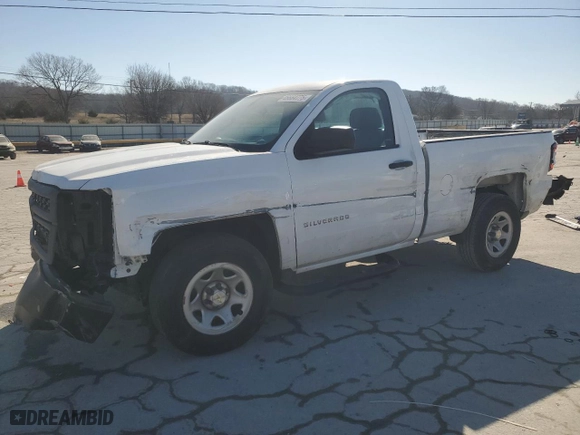 2015 Chevrolet Silverado 1500 Work Truck with VIN 1GCNCPEH3FZ331518, listed as a Copart auction lot 46664775 with 159,315 mi miles and Salvage Title. Bid and sale history available at carsss.com. Image 1.