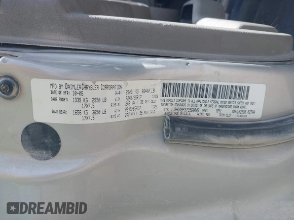 2007 Jeep Commander Sport с VIN 1J8HG48P37C560006, выставлен на аукционе IAAI как лот 42558974 с пробегом 223 413 миль миль и . История ставок и продаж доступна на DreamBid. Изображение 9.