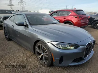 2021 BMW 4 Series 430i xDrive with VIN WBA73AP0XMCF22236, listed as a Copart auction lot 84704774 with 0 mi miles and Salvage Title. Bid and sale history available at carsss.com. Image 4.