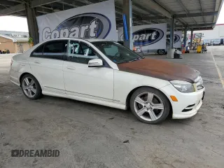 2011 Mercedes-Benz C with VIN WDDGF5EB4BA449124, listed as a Copart auction lot 55182075 with 147,699 mi miles and Clean Title. Bid and sale history available at carsss.com. Image 4.