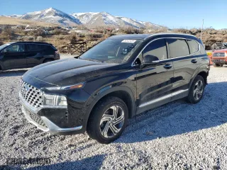 2021 Hyundai Santa Fe SEL with VIN 5NMS6DAJ4MH357418, listed as a Copart auction lot 88542435 with 48,919 mi miles and Salvage Title. Bid and sale history available at carsss.com. Image 1.