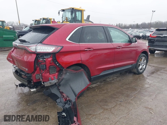 2015 Ford Edge Titanium with VIN 2FMPK4K88FBB76686, listed as a IAAI auction lot 41743766 with 68,913 mi miles. Bid and sale history available at carsss.com. Image 4.