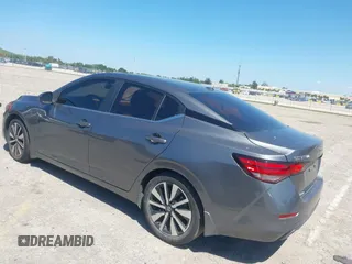 2022 Nissan Sentra SV with VIN 3N1AB8CV8NY254964, listed as a IAAI auction lot 42025826 with 24,993 mi miles. Bid and sale history available at carsss.com. Image 3.