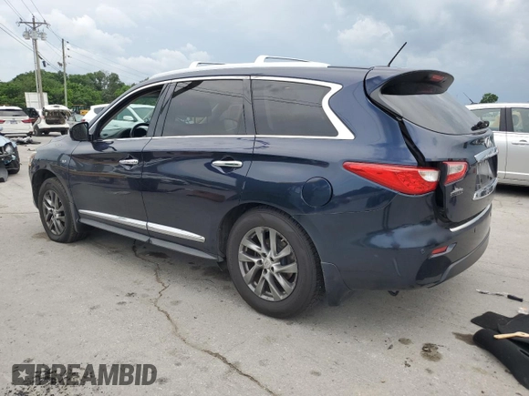 2015 Infiniti QX60 with VIN 5N1AL0MM5FC553884, listed as a Copart auction lot 57854135 with 115,633 mi miles and Clean title. Bid and sale history available at DreamBid. Image 2.