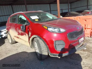 2017 Kia Sportage LX with VIN KNDPM3AC8H7079644, listed as a IAAI auction lot 41343810 with 112,554 mi miles. Bid and sale history available at carsss.com. Image 1.