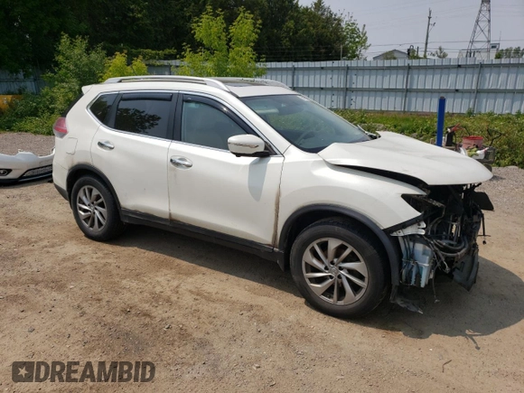 2015 Nissan Rogue SL z VIN 5N1AT2MV9FC754935, wystawiony jako Copart lot #59198955 z przebiegiem 180 001 mil mil oraz Szkoda całkowita • Salvage title. Historia ofert i sprzedaży dostępna na DreamBid. Obrazek 4.