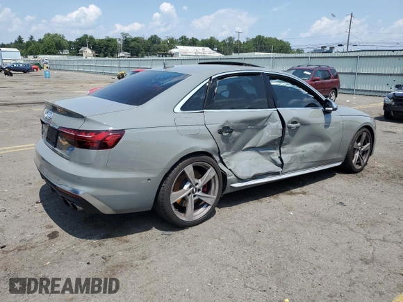 2020 Audi S4 Prestige with VIN WAUC4BF48LA067304, listed as a Copart auction lot 65737164 with 30,590 mi miles and Salvage Title. Bid and sale history available at carsss.com. Image 3.