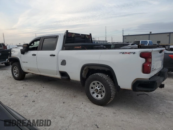 2020 Chevrolet Silverado 3500HD Work Truck with VIN 1GC4YSE71LF259223, listed as a Copart auction lot 81938794 with 0 mi miles and Salvage Title. Bid and sale history available at carsss.com. Image 2.