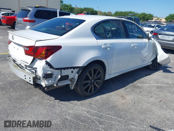 2015 Lexus GS 350 with VIN JTHCE1BL6FA003000, listed as a IAAI auction lot 42041493 with Not Provided miles and . Bid and sale history available at DreamBid. Image 4.
