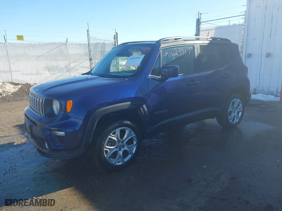 2019 Jeep Renegade Altitude with VIN ZACNJBBB5KPJ89333, listed as a IAAI auction lot 41623917 with 96,170 mi miles. Bid and sale history available at carsss.com. Image 18.