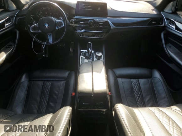 2018 BMW 5 Series M550i xDrive with VIN WBAJB9C52JB035913, listed as a Copart auction lot 51441195 with 42,205 mi miles and Salvage Title. Bid and sale history available at carsss.com. Image 8.
