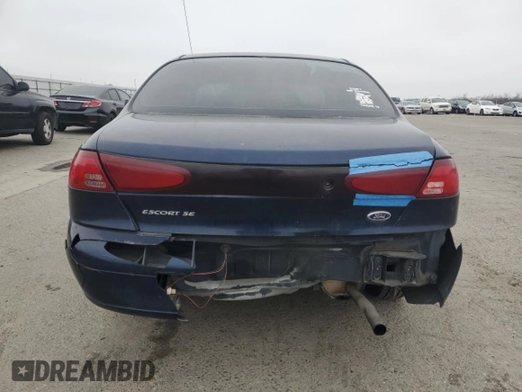 2002 Ford Escort Fleet Standard with VIN 3FAFP13PX2R193982, listed as a Copart auction lot 86896044 with 260,648 mi miles and Salvage title. Bid and sale history available at DreamBid. Image 6.