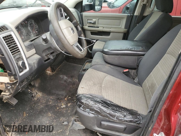 2011 Ram 2500 SLT with VIN 3D7TT2CT0BG523545, listed as a Copart auction lot 53481675 with 201,509 mi miles and Salvage title. Bid and sale history available at DreamBid. Image 7.