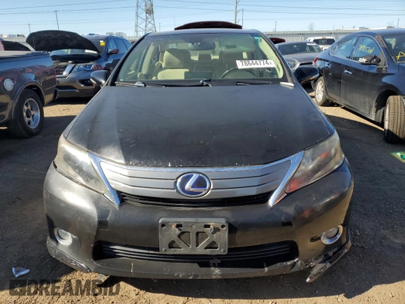 2010 Lexus HS with VIN JTHBB1BA2A2000696, listed as a Copart auction lot 78644774 with 127,865 mi miles and Clean Title. Bid and sale history available at carsss.com. Image 5.