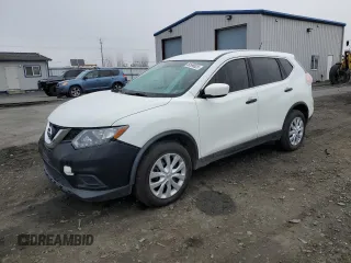 2016 Nissan Rogue S with VIN KNMAT2MV1GP704769, listed as a Copart auction lot 50596625 with 141,154 mi miles and Clean Title. Bid and sale history available at carsss.com. Image 1.