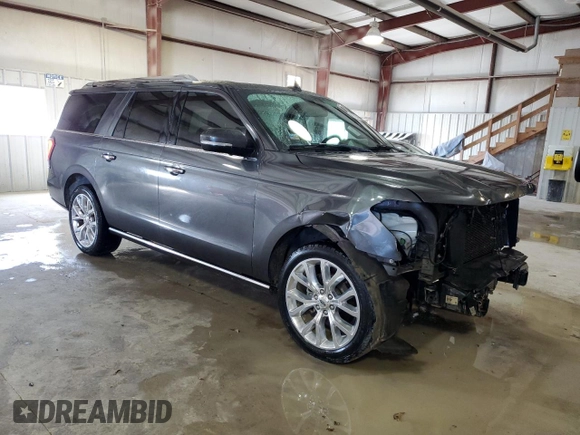 2019 Ford Expedition Max Limited with VIN 1FMJK1KT5KEA05871, listed as a Copart auction lot 79433854 with 127,767 mi miles and Salvage title. Bid and sale history available at DreamBid. Image 4.