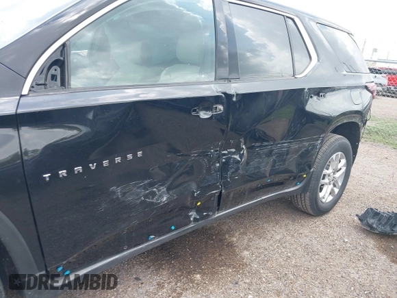 2023 Chevrolet Traverse LS with VIN 1GNERFKW6PJ192035, listed as a IAAI auction lot 42206731 with 12,684 mi miles and . Bid and sale history available at DreamBid. Image 6.