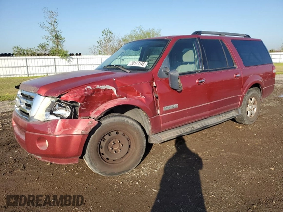 2008 Ford Expedition Max SSV с VIN 1FMFK15538LA47088, выставлен на аукционе Copart как лот 50171145 с пробегом Не указан миль и Списание • Salvage title. История ставок и продаж доступна на DreamBid. Изображение 1.