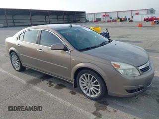 2008 Saturn Aura XR with VIN 1G8ZV577X8F140696, listed as a IAAI auction lot 42125600 with 154,293 mi miles. Bid and sale history available at carsss.com. Image 1.