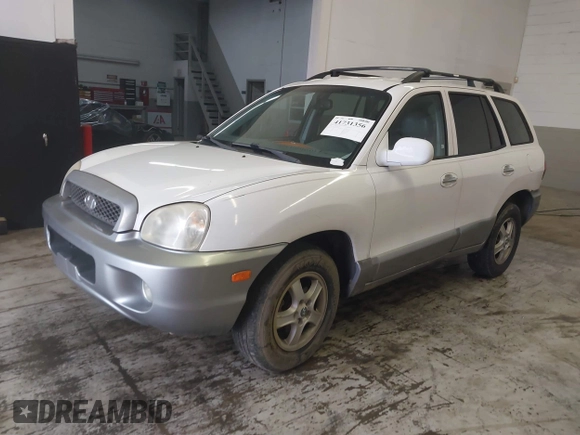 2004 Hyundai Santa Fe GLS with VIN KM8SC13E44U797943, listed as a IAAI auction lot 41731356 with 184,139 mi miles. Bid and sale history available at carsss.com. Image 17.