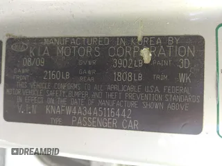 2010 Kia Forte SX с VIN KNAFW4A34A5116442, выставлен на аукционе IAAI как лот 42202552 с пробегом 133 303 миль миль и . История ставок и продаж доступна на DreamBid. Изображение 9.